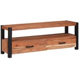 TV ormar Smeđa 110 x 30 x 40 cm Masivno bagremovo drvo | shoptok.hr