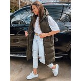 DStreet Kamizelka damska pikowana ELLA zielona | shoptok.hr