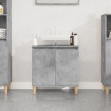 The Living Store Omarica za umivalnik betonsko siva 58x33x60 cm inženirski les - Omarica Za Umivalnik, (21436701) Cene