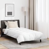 vidaXL Odeja z blazino 2 pcs Bela 135 x 220 cm Puh | Shoptok.si