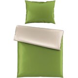 Esposa obojestranska posteljnina uni satin 140/200 cm saten zelena | Shoptok.si