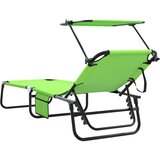  Sklopiva ležaljka za sunčanje 2 pcs Zelena 190 x 57 x 81 cm | shoptok.hr