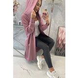 Kesi Oversize dark pink cape with hood | shoptok.hr