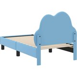  Posteljica za malčke z vzglavjem Modra 70 x 140 cm PU, (5000105708) | Shoptok.si