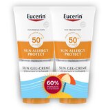 EUCERIN® BOX Gel-krem za zaštitu od sunca i od alergija SPF 50 200ml + 200ml u