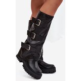 Boto Insulated Women's Boots with Silver Clamps Black Isavine | Shoptok.si