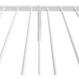 Metalni okvir za krevet s uzglavljem bijeli 80x200 cm | shoptok.hr