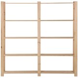  5-nadstropni regal s policami 170x28,5x170 cm trdna borovina, (5000307409) | Shoptok.si