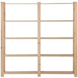  Za pohranu s 5 razina 170x28 5x170 cm masivna borovina | shoptok.hr