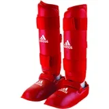 Karate ščitniki za noge Adidas - WKF 661.35 - Rdeča , XS