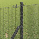  Temeljna zavarena žičana ograda 10 x 1,2 m Siva Mreža | shoptok.hr