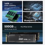 Beelink eq amd ryzen 7 5825U 8C/16T, 16GB, 500GB, Win11PRO