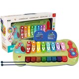  glazbeni instrument s klavirom, činelama i gumbima - šareni | shoptok.hr
