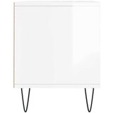 TV ormarić sjajni bijeli 100x34 5x44 5 cm od konstruiranog drva | shoptok.hr