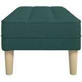  Klupa s jastukom Tamnozelena 113 x 57 x 39 cm tkanina | shoptok.hr