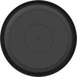  Kružni Pladanj za Cvijeće 24 pcs Crna Ø 23,5 x 2,5 cm Plastika | shoptok.hr