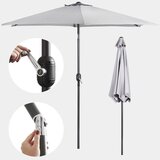 Vonhaus Senčnik UV30+, 2,7 m, siv, samostoječi | Shoptok.si
