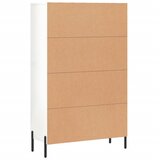  Visoka komoda bijela 69,5 x 31 x 115 cm od konstruiranog drva | shoptok.hr