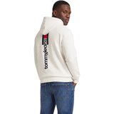 Tommy Hilfiger muška hoodie dukserica s tiskanim logom bijela Cijene