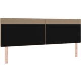  Naslon za glavo enostavne zasnove cappuccino 180 cm umetno usnje, (22049757) | Shoptok.si