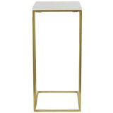 Light & Living Stranska mizica z mizno ploščo v marmornem dekorju 31x41 cm Roshan – | Shoptok.si