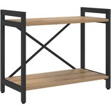 vidaXL Knjižna polica Umetni hrast 60 x 30 x 50 cm Konstruiran les, (5000201615) | Shoptok.si
