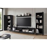 XXXL Dnevni Regal Helsinki 1, Črna, 4-Delno | Shoptok.si