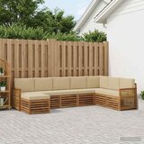  Set vanjskih sofa 6 kom. Prirodna | shoptok.hr