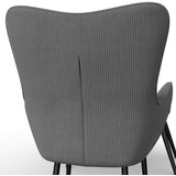 Bessagi Home Počivalnik Aurora, Siva, S Taburejem | Shoptok.si