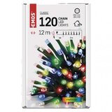 Emos LED božična veriga, 12 m, zunanja in notranja, večbarvna, časovnik D4AM03 | Shoptok.si