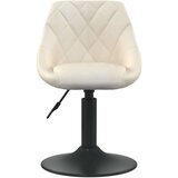 vidaXL Blagovaonska stolica krem baršunasta | shoptok.hr