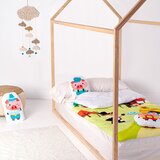  Prešita posteljnina z zadrgo HappyFriday Mr Fox Piggys Pisana 42 x 20 x 50 cm | Shoptok.si