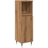 Maison Chic Kopalniška omarica - Kopalniški kabinet artisan hrast 30x30x100 cm inženirski les, (21794505) Cene