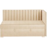 Ghado Bež kutni dječji krevet s prostorom za odlaganje s madracem 90x200 cm Snugi - | shoptok.hr