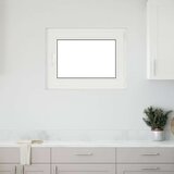  Okno za klet RISOR 80 x 60 cm PVC in steklo Bela, (5000215149) | Shoptok.si