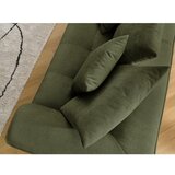 Bobochic Paris Zelena sedežna garnitura iz šenilje 237 cm Whesley – | Shoptok.si
