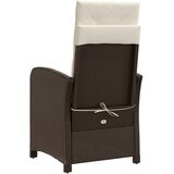  3-dijelni bistro set s jastucima smeđi od poliratana | shoptok.hr