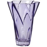 Hübsch Vijolična steklena ročno izdelana vaza (višina 18 cm) Bloom – Cene