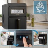Berdsen BD-421 ledomat 112 W – 12 kg/24 h, posoda 1,1 L, 2 velikosti leda, AutoClean, črna | Shoptok.si