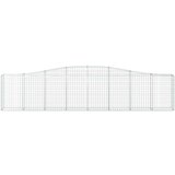  Lučne gabionske košare 6 kom 400x30x80/100 cm pocinčano željezo | shoptok.hr