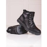 SHELOVET Black lace-up men's trappers | shoptok.hr