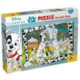 Lisciani Disney 101 dalmatince 2 v 1, 24-delni puzzle in pobarvanka 50x35cm - Lisciani | Shoptok.si