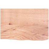  Polica svjetlosmeđa 60 x 40 x 2 cm od obrađene hrastovine | shoptok.hr
