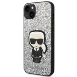 Karl Lagerfeld Trdo ohišje za Apple iPhone 14 Plus Glitter Flakes Ikonik, Srebrna, (21244332) | Shoptok.si