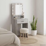  Toaletni stol Siva Sonoma 50 x 41 x 135 cm Konstruirano drvo | Eponuda.com