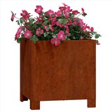  Sadilice s nogama 2 kom boja hrđe 30x30x30 cm od čelika COR-TEN | shoptok.hr
