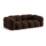Cosmopolitan Design Tamno smeđa baršunasti sofa 250 cm Loretto – | shoptok.hr