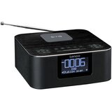Lenco DAB+/FM stereo radio budilka z brezžičnim polnjenjem in Bluetoothom, Črna, (5000231729) Cene