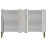 Hanah home konzola meyra 120 white gold | Eponuda.com
