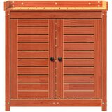  Stol za sadnju s policama smeđi 82,5 x 50 x 86,5 cm od borovine | Eponuda.com